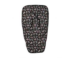 babyline Lovely Skull – matelas pour chaise, Unisexe, DE Couleur Noir