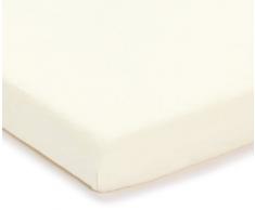 Julius Zöllner Drap-Housse Jersey pour le Lit Bébé - Ecru - 60/120 cm - 70/140 cm