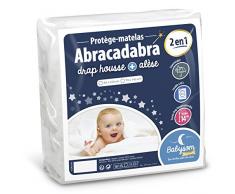 Babysom - Protège Matelas Bébé2 en 1 - 70x140 cm | Drap housse + Alèse Imperméable | Jersey 100% Coton | Souple et Silencieux | Oeko-Tex®