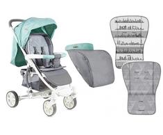 Lorelli S300 Poussette Citadine avec Couvre Jambe Vert