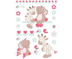 Nattou 655316 Autocollants décoratifs, Charlotte & Rose