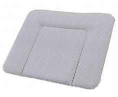 Rotho Babydesign Tapis à Langer Matelassé, Royal, À partir de 0 mois, 85x72x7cm, Argent, 204430168CI