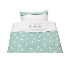 briljant Baby dbo120 x 150nijn03r Parure de lit housse de couette et taie doreiller, vert