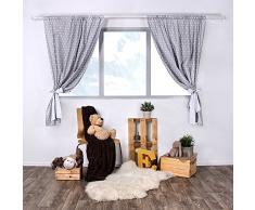 Lulando M0000791 Rideaux avec deux nœuds pour décorer pour chambre d’enfant