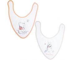 Babycalin Lot de 2 Bavoirs Naissance Bandana Winnie 28 x 32 cm