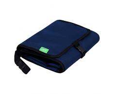 LULANDO matelas à langer imperméable, matelas à langer portable (Blue)