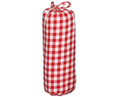 Taftan Drap Housse Gros carreaux rouge (60 x 120 cm) - Rouge