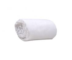 Ptit lit - Protège Matelas Bébé 2 en 1 | Alèse + Drap Housse 60x120 cm | Imperméable - 100% Coton - Souple et Silencieux - Respirant - Oeko Tex - Blanc