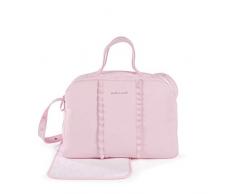 Pasito a Pasito Sac à langer Nid volant rose (ni) - Sac