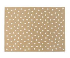Lorena Canals Tapis en acrylique Pois (Lin/Beige)