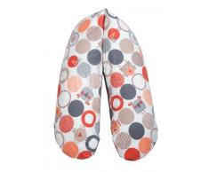 Joyfill 2008-2-584 Flexofill Midi Coussin de grossesse et de stockage pour maman et bébé Multicolore