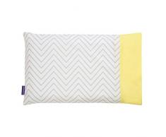 Clevamama Taie dOreiller pour Landau, 100% Coton, Gris, 31 x 22 cm