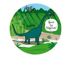 Petit Jour Paris - Assiette à dessert Les Dinos - Parfaite pour le dessert!