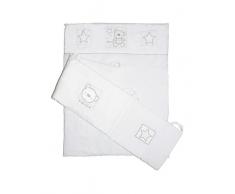 Baby Elegance Star Ted Ensemble pour lit bébé Blanc)
