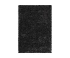 Lalee Tapis Samba 800 Graphite 100% Polyester 160 x 230 cm, Noir, 160x230