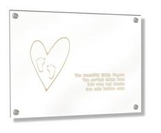 Feel Good Art Mural Cadre en acrylique avec Confrontation Boulons (40 x 30 x 0,6 cm, Taille M, beige/ML, dix doigts et orteils/chambre DÈcor)