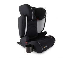 Hauck Bodyguard Pro, Siège Auto Groupe ECE 2/3 de 15 à 36 kg (environ 3 – 12 ans), avec fixation ISOFIX, Porte-Gobelet, Réglable en Hauteur, Matériau Réspirant, noir gris
