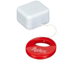 sigikid, Fille et Garçon, Boîte à Musique pour Peluche Musicale, Mélodie La berceuse de Mozart, Blanc/Rouge, 48621