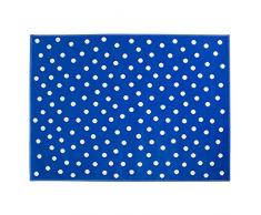 Tapis bleu marine pour chambre denfant Dots Lorena Canals