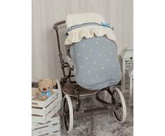 Babyline Caricias Chancelière pour poussette bleu