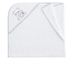 Pekebaby Ginger Cape de bain pour bébé Rouge 100 x 100 cm