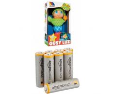 Molto - 385 - Peluche - Chenille avec Lumiere + piles AA AmazonBasics