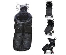 Star Ibaby Universelle - Chancelière polaire universelle pour siège et poussette, noir