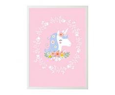 A Little Lovely Company Poster Licorne
