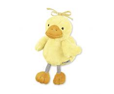 Sterntaler Peluche Edda le Canard, Boîte À Musique Numérique, Haut-parleur Bluetooth et Câble USB Inclus, Âge : Bébé Dès la Naissance, 20x15x12 cm, Jaune