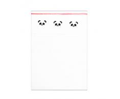 Panda Dreams 1 Drap pour poussette ou lit bébé, 75 x 100 cm Rose