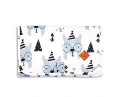 Fun with mum BAB-CHA-MAT-BEA-FAC Tapis pour bébé Motif Bear Face
