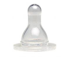 THERMOBABY Tétines Silicone Deuxième Age Transparent - Lot de 2