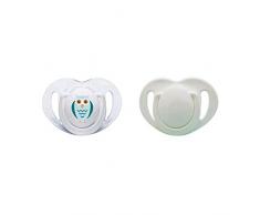 Mamajoo Orthodontie double sucette silicone, sans BPA, pour les nouveau-nés, Santé de Bébé, Bébé Produits, 0 + mois