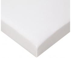 Lot de 3 Draps housse Bambou pour lit bébé 70x140-6 coloris disponibles (Blanc)