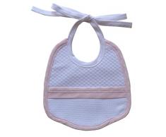 Filet AMS1013R Bavoir avec insert en toile Aïda