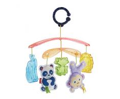 Fisher-Price Mobile Nomade avec anneau pour accrocher le jouet à la poussette, pour bébé dès la naissance, DYW54