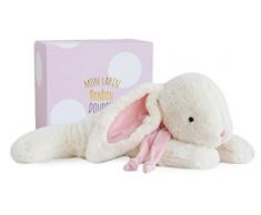 Doudou et Compagnie Lapin Bonbon 75 Cm + Coffre - Rose