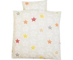 Alvi Parure de lit Crème Taille 80 x 80 cm (35 x 40 cm)