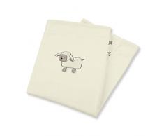 Sterntaler Couverture Stanley le Mouton, Âge: Pour les Bébés Dès la Naissance, 75 x 100 cm, Beige (Ecru)