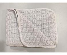 Rätt Start Coton Bio Waffle Plaid, gris