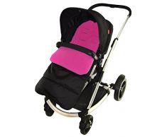 Chancelière/Cosy orteils Compatible avec Phil & Teds Poussette Rose Rose