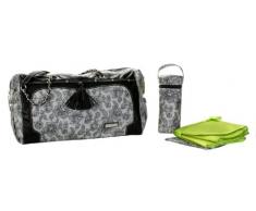Kalencom Pippen Lacey Sac à langer Kit de change rapide Noir/blanc