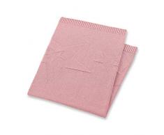 Sterntaler Couverture en Tricot Baylee, Âge : Pour bébé dès la naissance, 75 x 90 cm, Rose