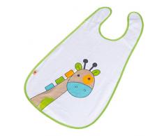 fashy 1756 61 Mon XXL Bavoir en éponge Motif girafe Multicolore