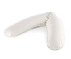 Theraline 52028302 le confort Coussin dallaitement avec housse en jersey Ecru 180 cm