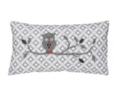 Taftan Coussin Hibou gris (55 x 30 cm) - Gris