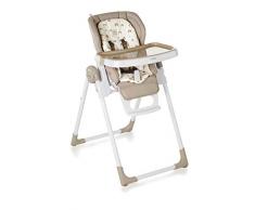 Jané Mila Chaise haute pliante de 0 à 36 mois, 6 inclinaisons de dossier, 7 positions de hauteur, plateau amovible, avec réducteur, unisexe