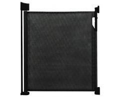 Safetots Barrière de sécurité rétractable Noir 0 cm – 120 cm