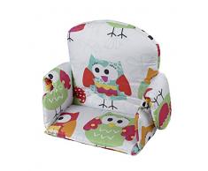 Geuther, Coussin dassise avec accoudoir pour chaise haute, Tissu, motif: Chouette