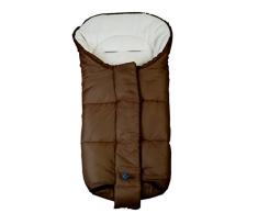 ALTABEBE AL2277-30 Nordic Line La Chancelière dHiver pour Poussette, 12 - 36 Mois, Marron/Blanc